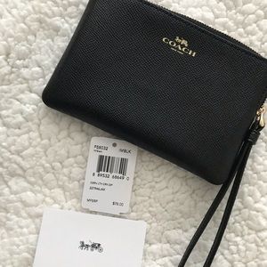 Coach black pouch